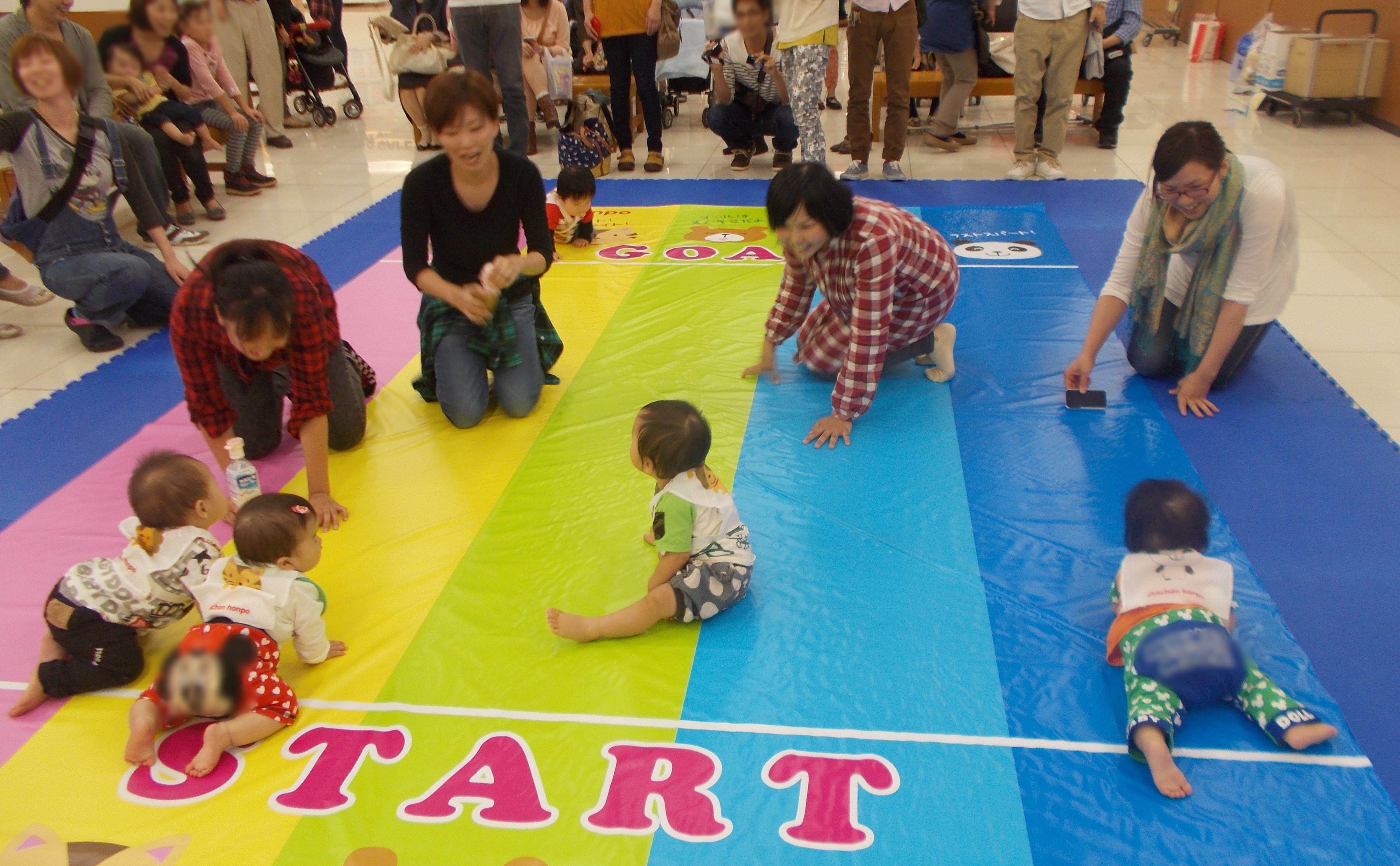 赤ちゃんハイハイ レース開催します ずりばいもok にこっとクラシック 愛媛県松山市